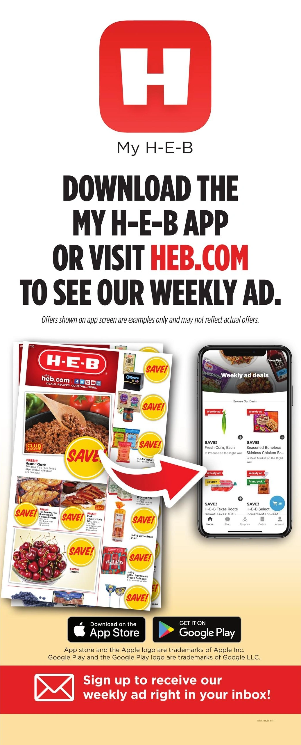 H-E-B flyer page 4