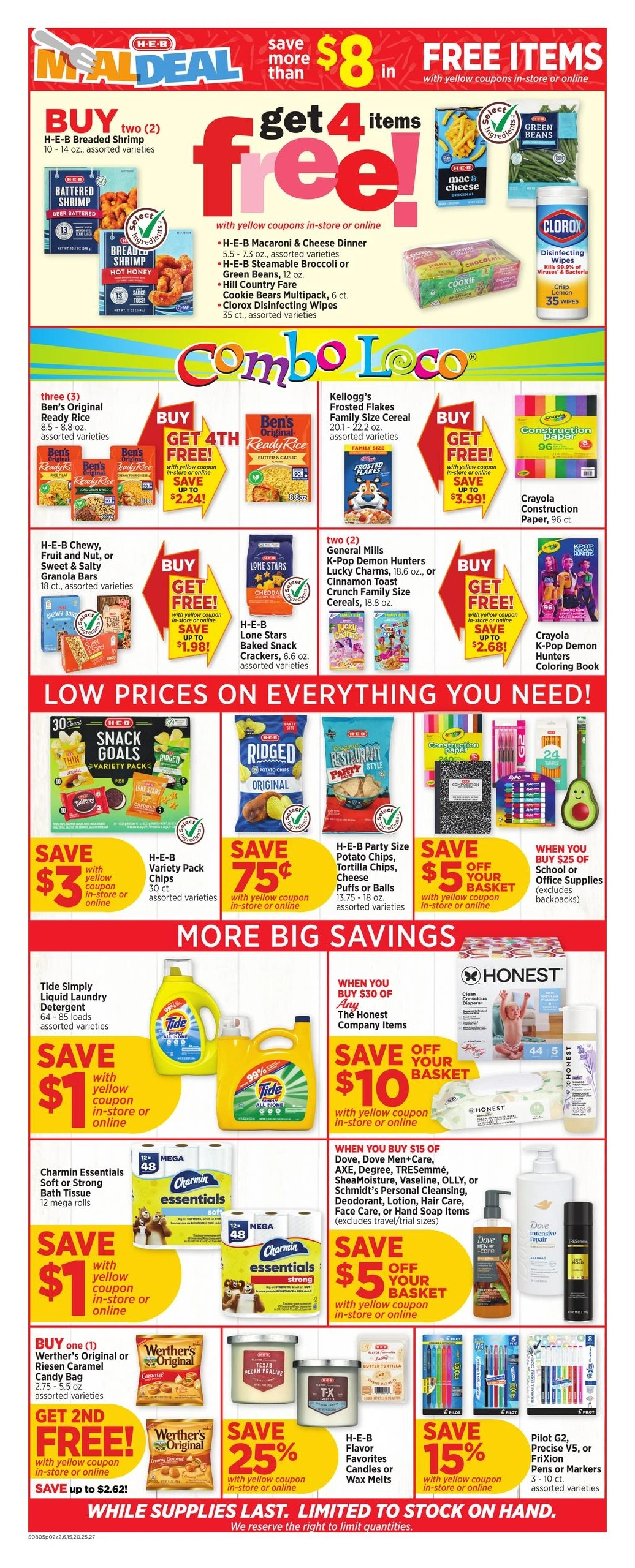 H-E-B flyer page 2