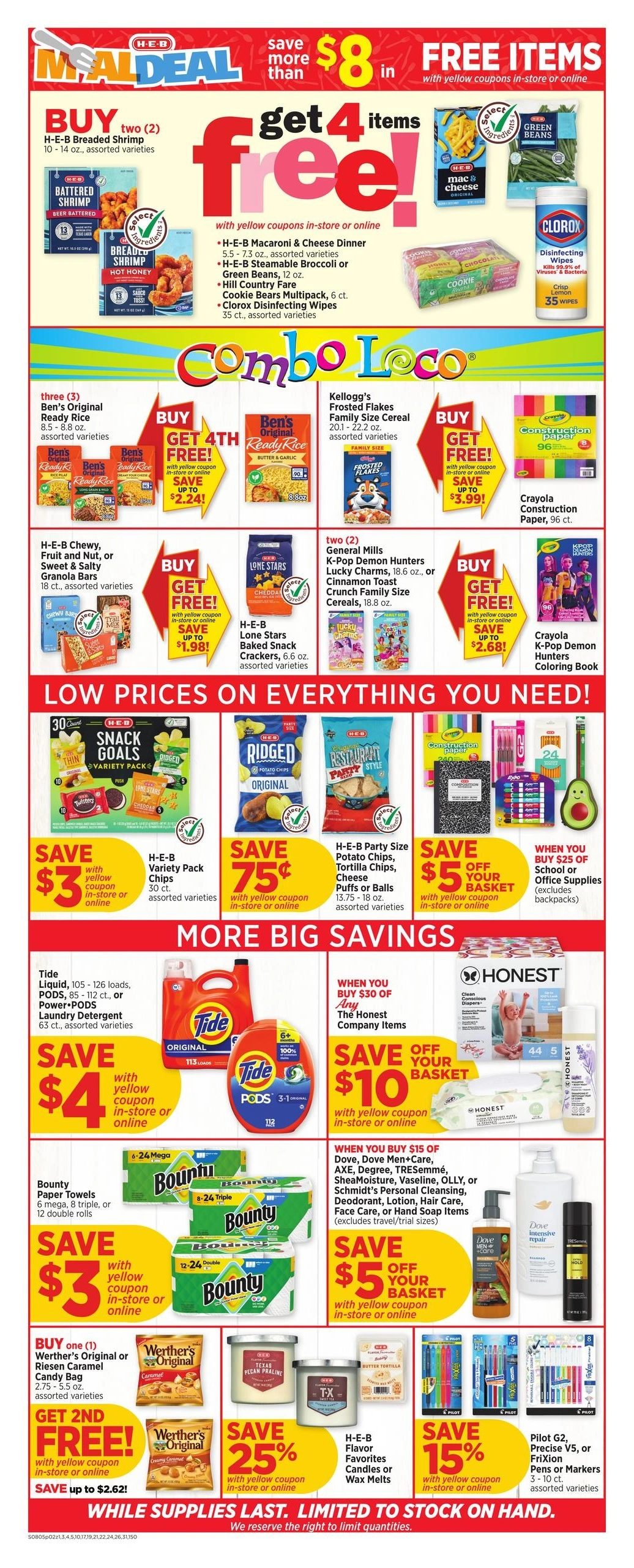 H-E-B flyer page 2