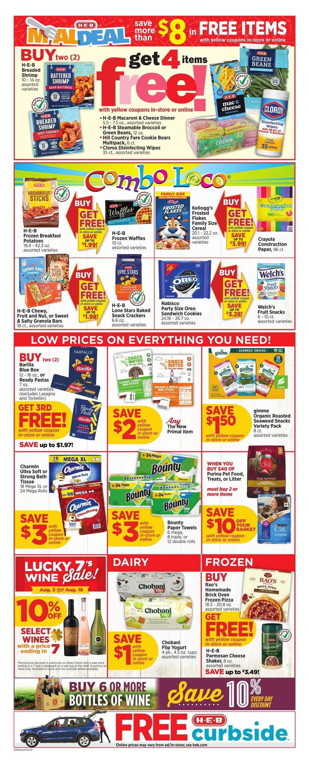 H-E-B flyer page 4