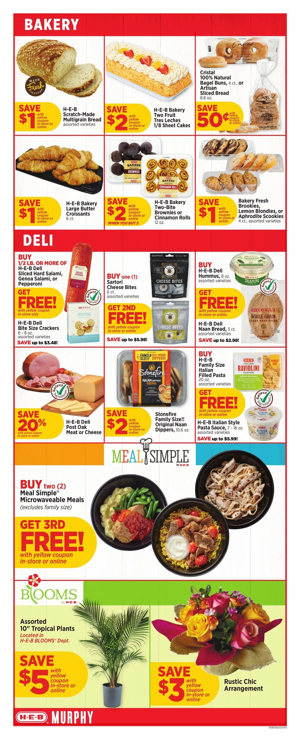 H-E-B flyer page 3