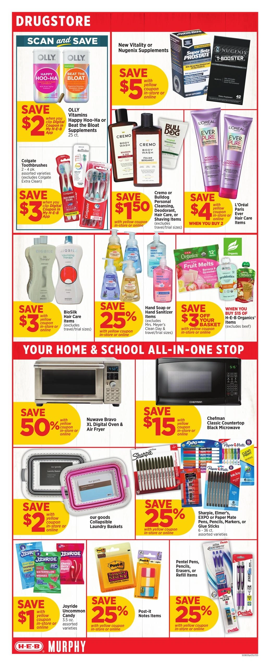 H-E-B flyer page 5
