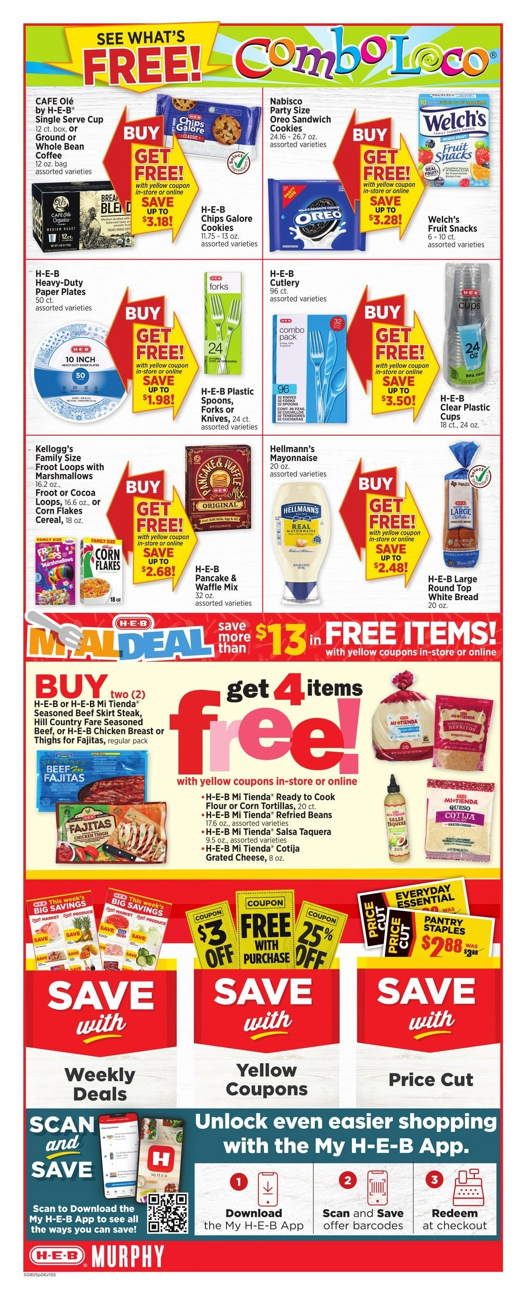 H-E-B flyer page 6