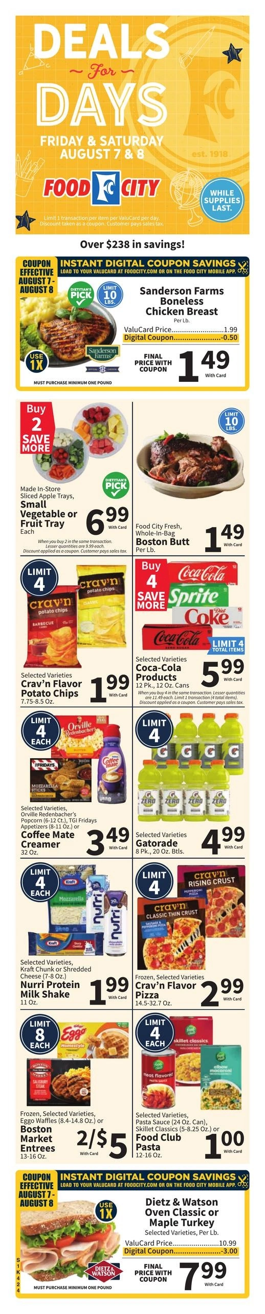 FoodCity flyer page 1