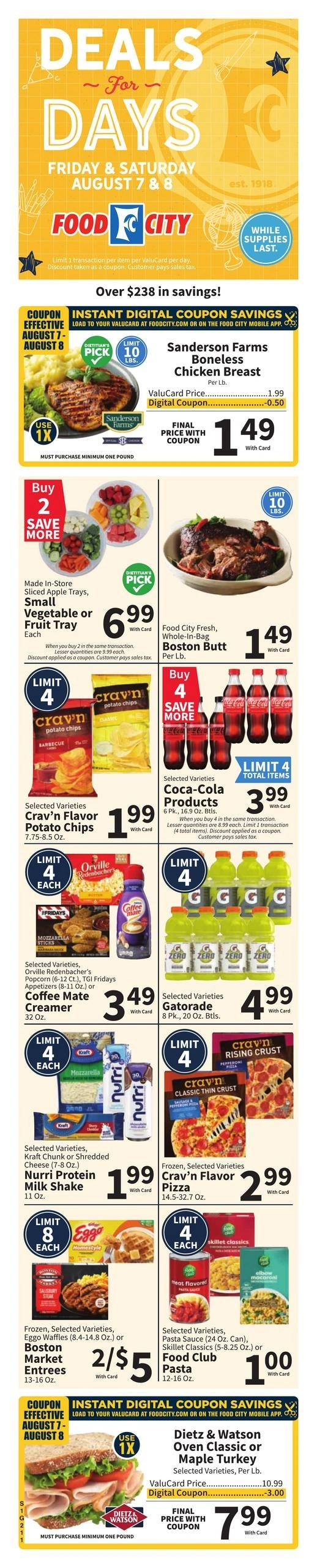 FoodCity flyer page 1