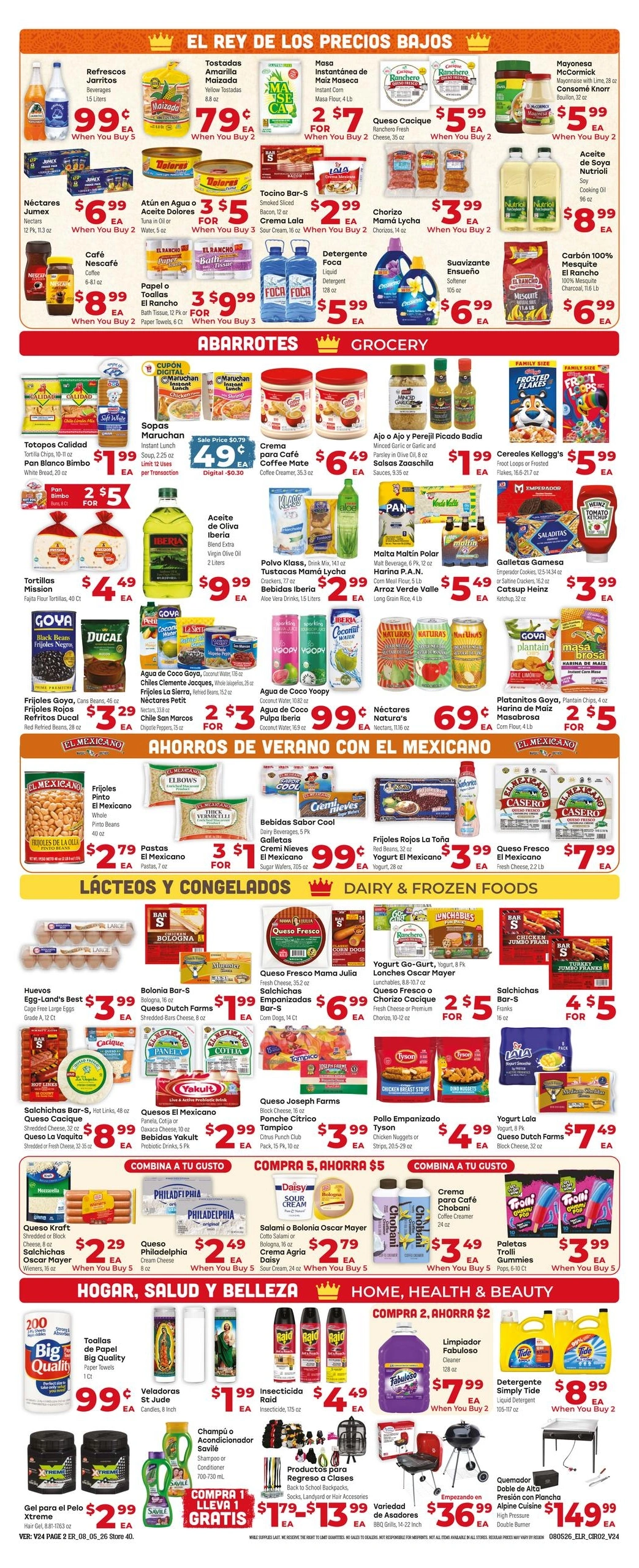 El Rancho Supermercado flyer page 2