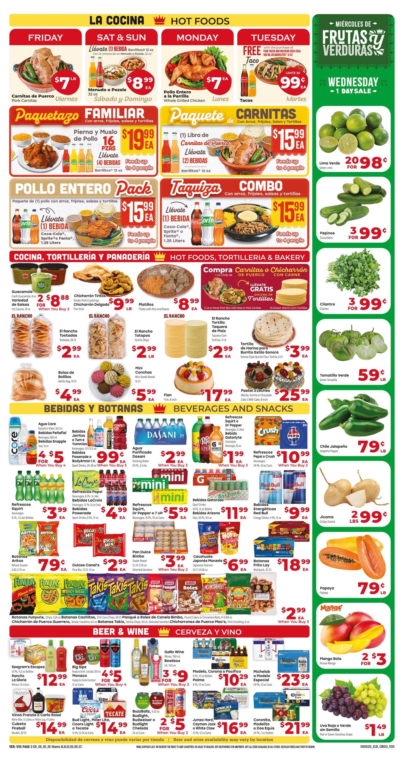 El Rancho Supermercado flyer page 3