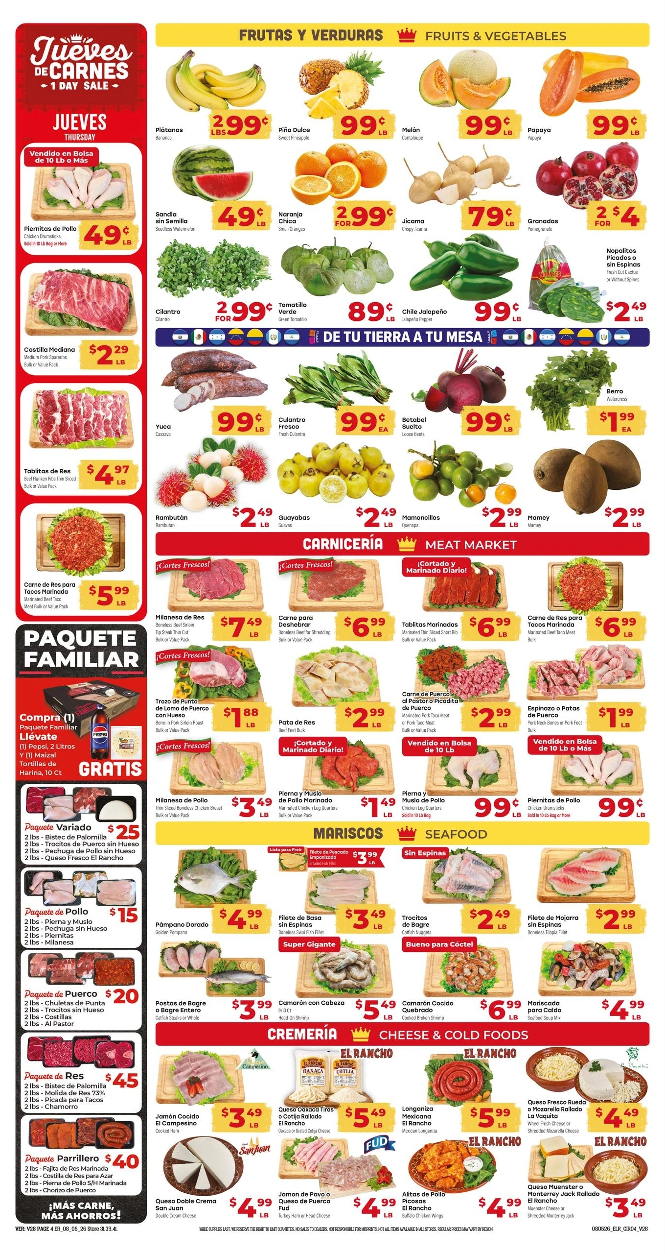 El Rancho Supermercado flyer page 4