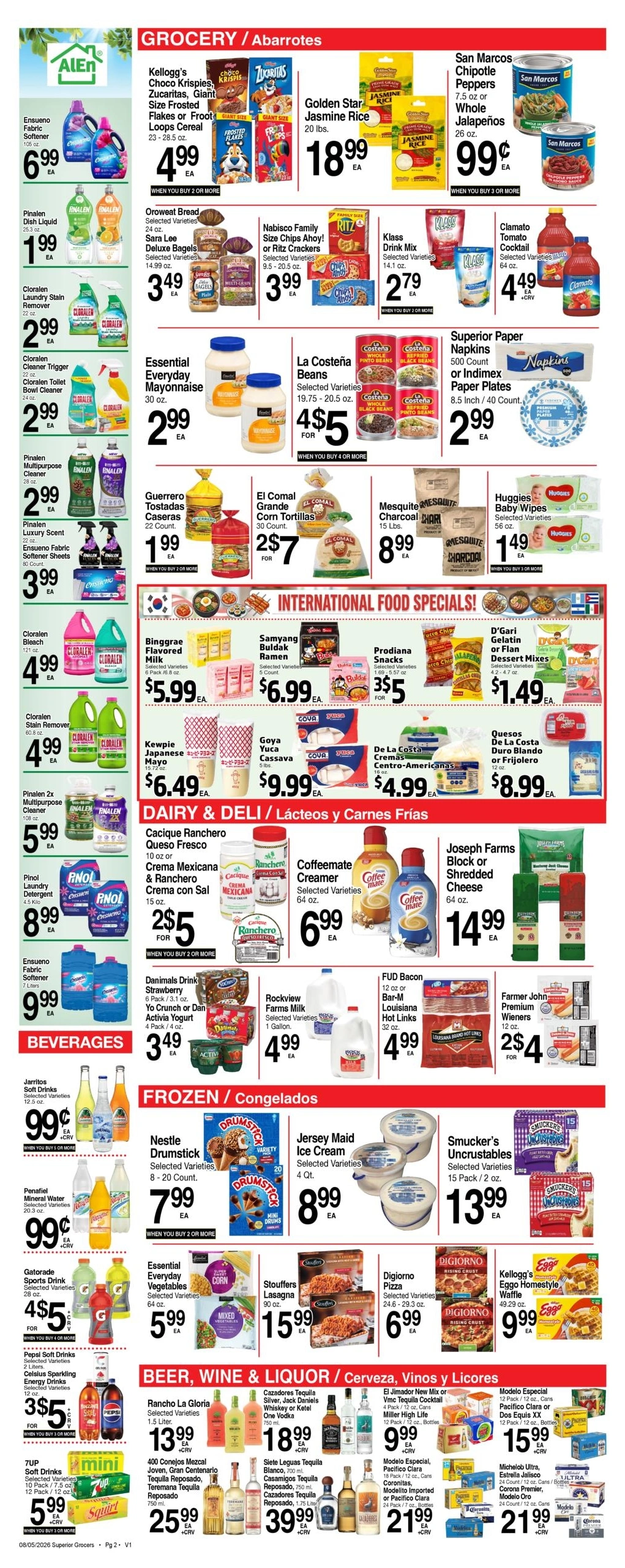 Superior Grocers flyer page 2