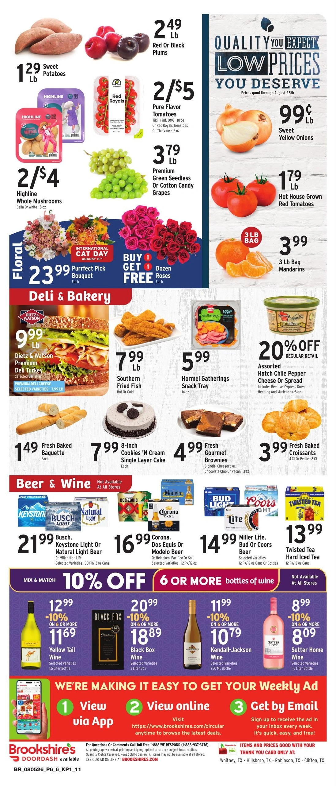 Brookshire's flyer page 6