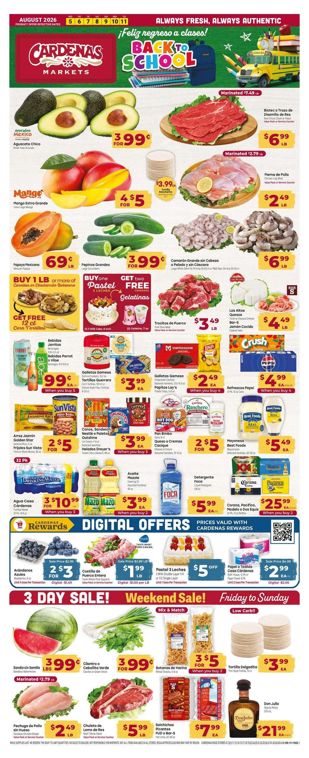 Cardenas Markets flyer page 1