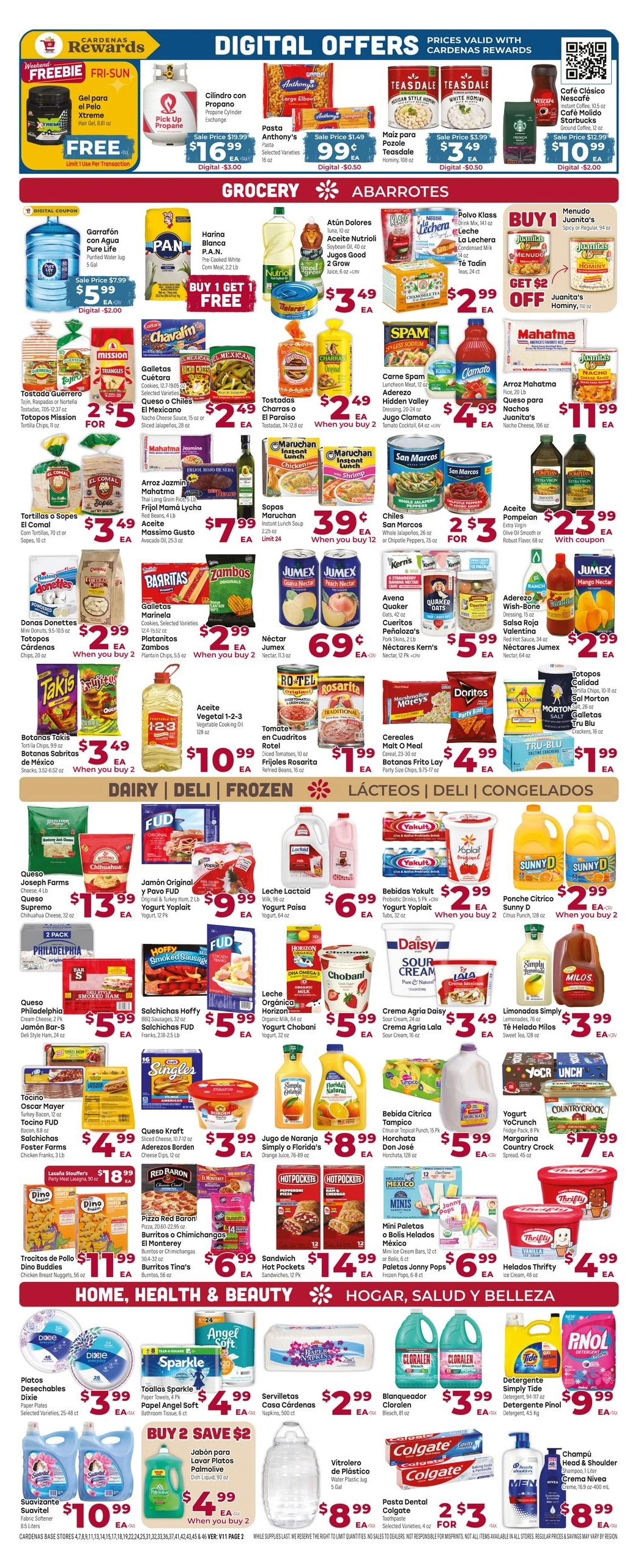 Cardenas Markets flyer page 2