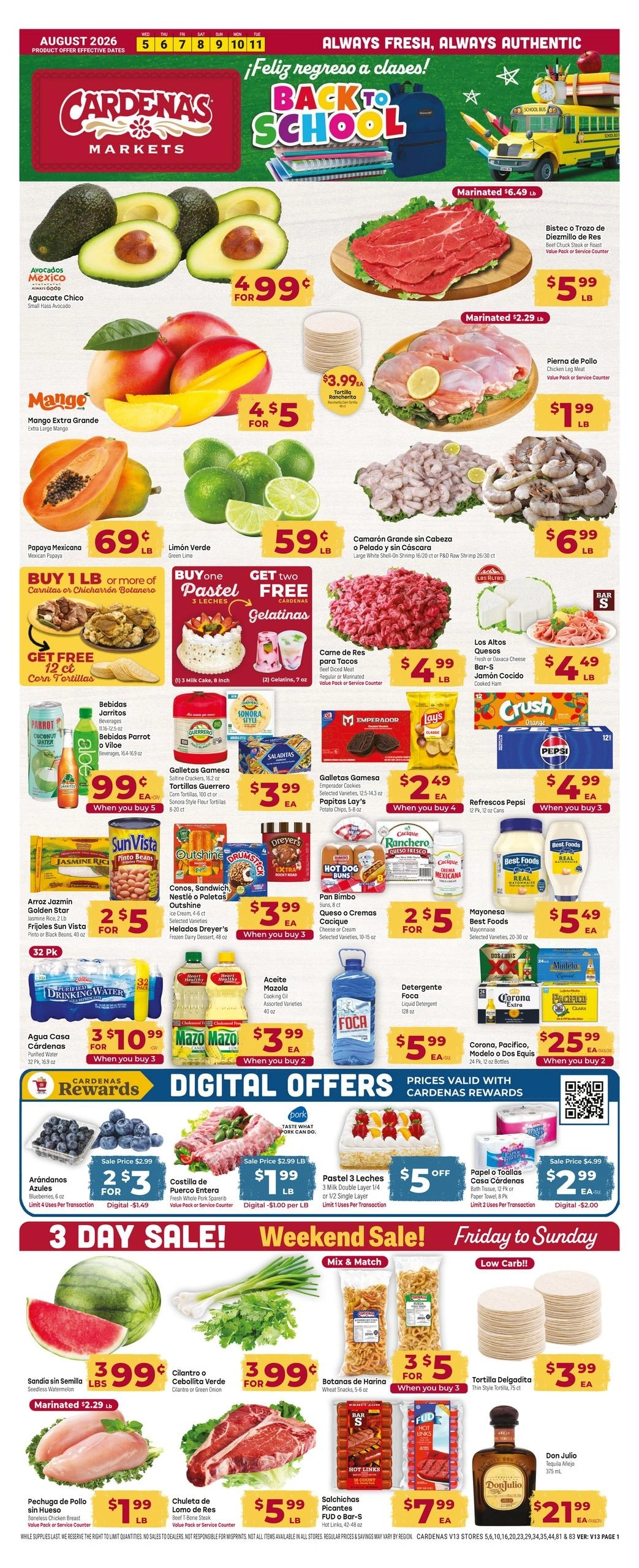 Cardenas Markets flyer page 1