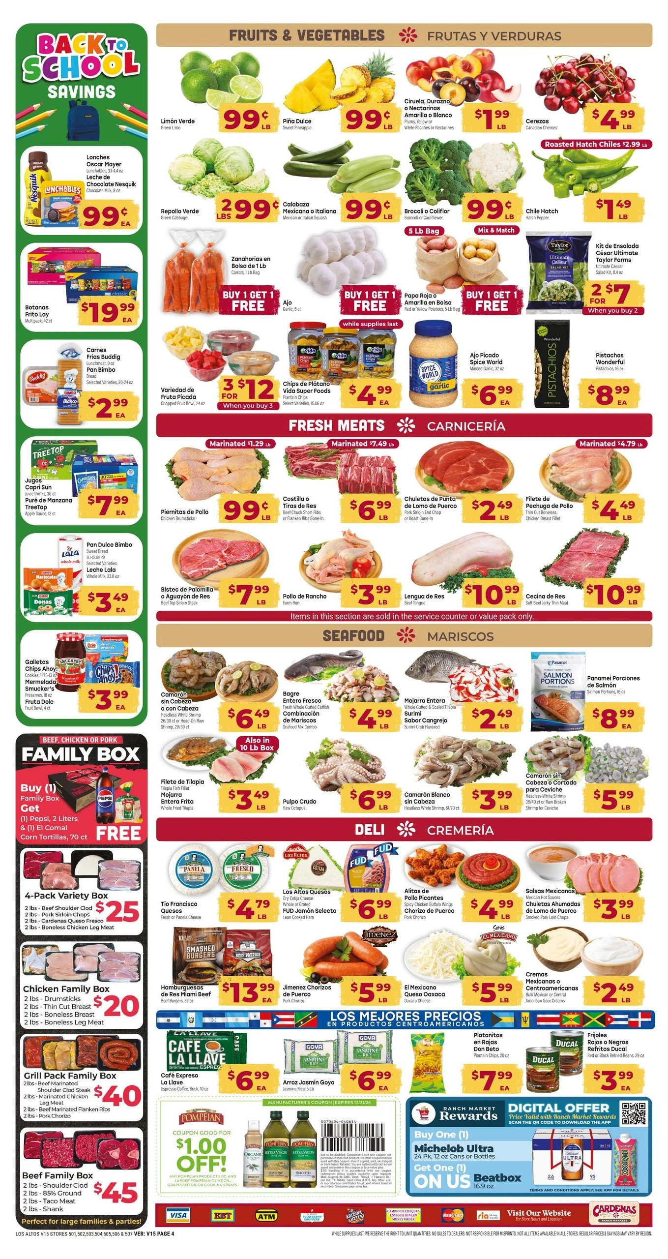Cardenas Markets flyer page 4