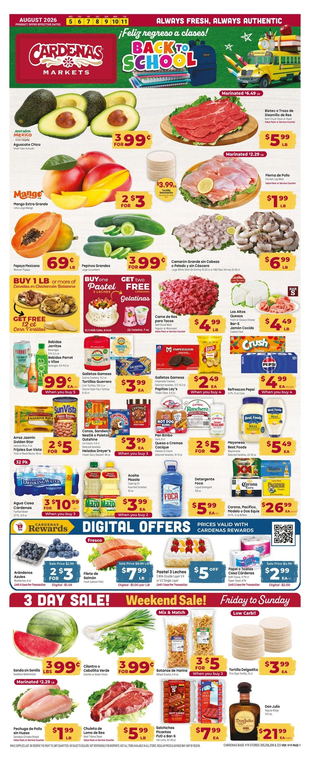 Cardenas Markets flyer page 1