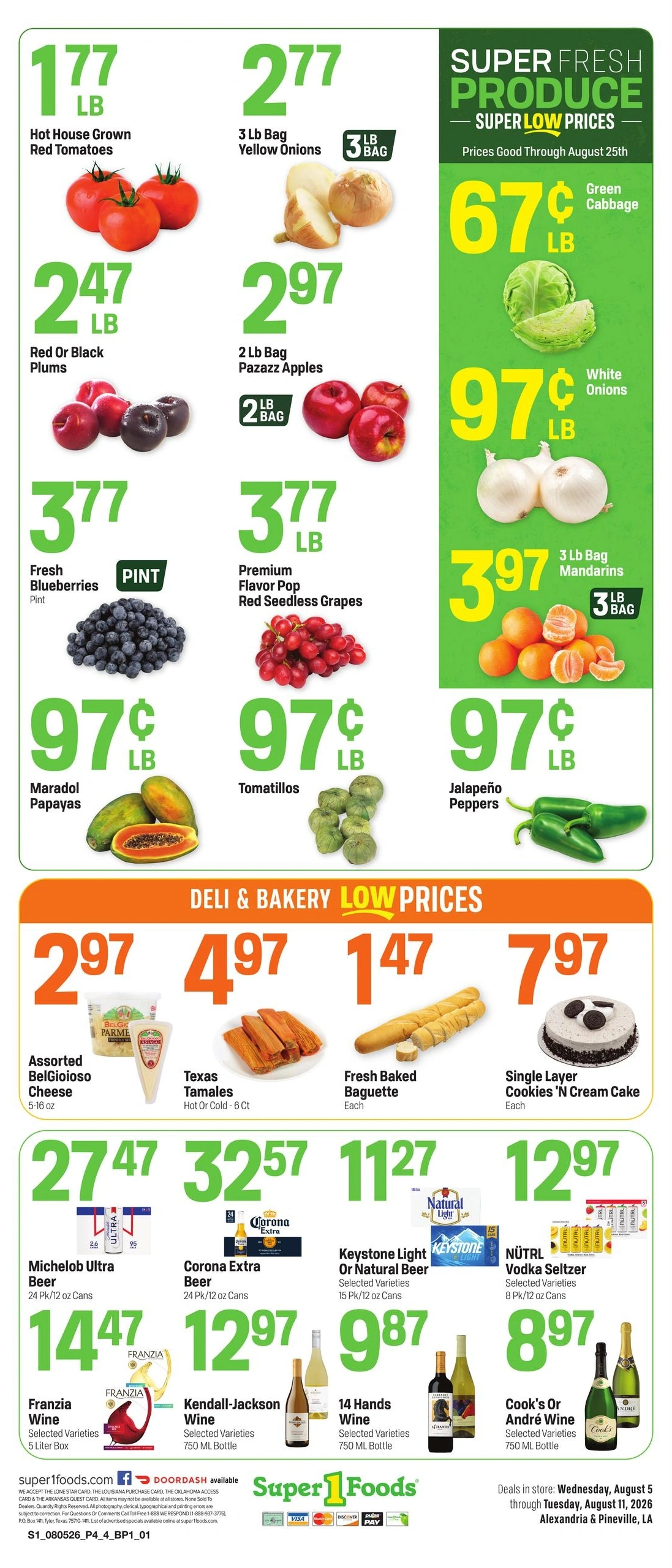 Super 1 Foods & Discount Pharmacy flyer page 4
