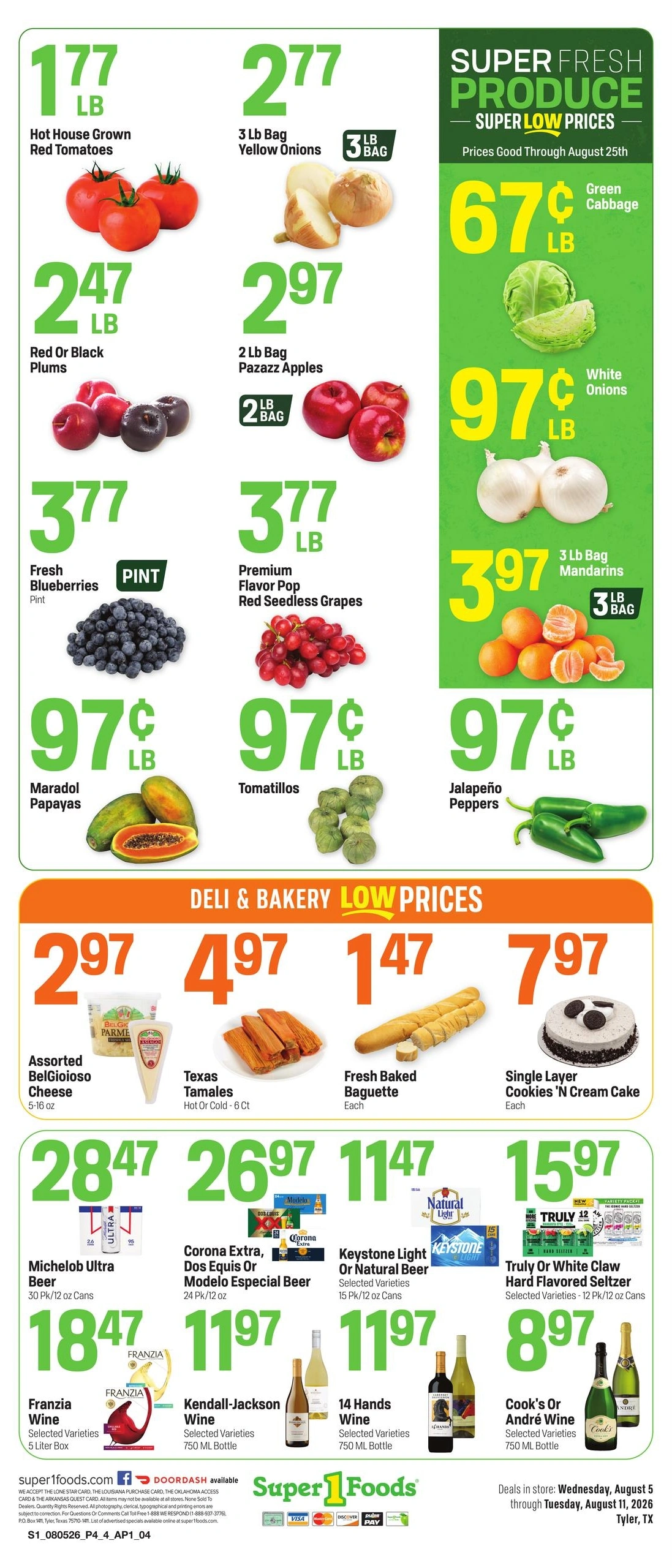 Super 1 Foods & Discount Pharmacy flyer page 4