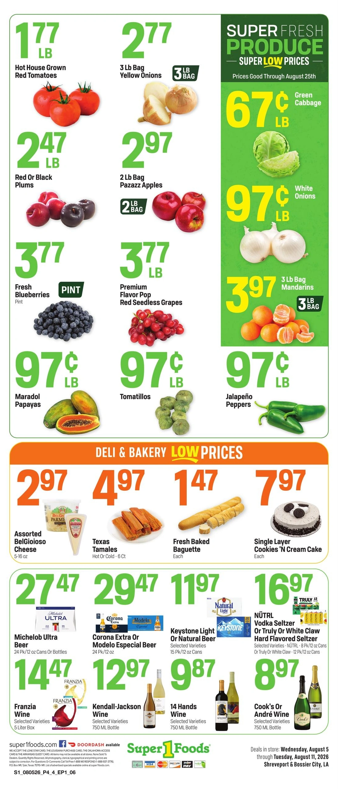 Super 1 Foods & Discount Pharmacy flyer page 4