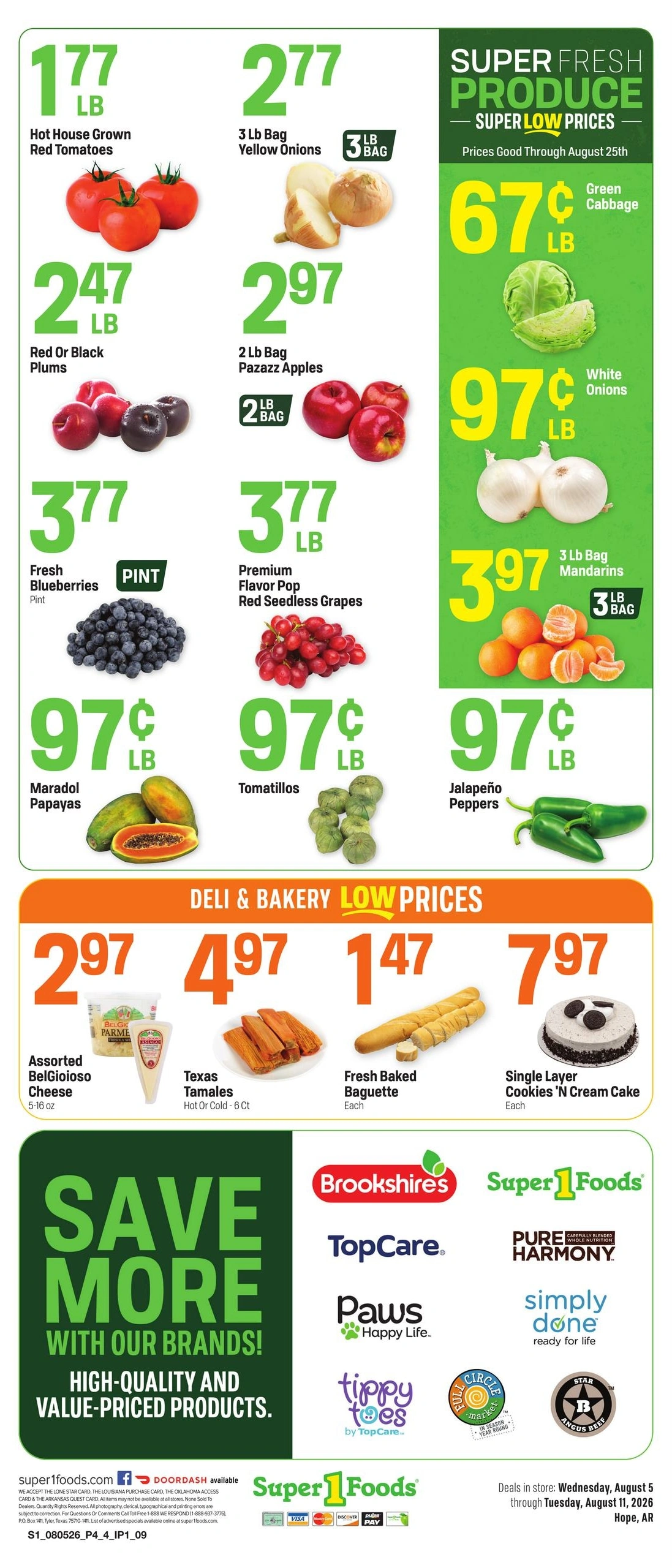 Super 1 Foods & Discount Pharmacy flyer page 4