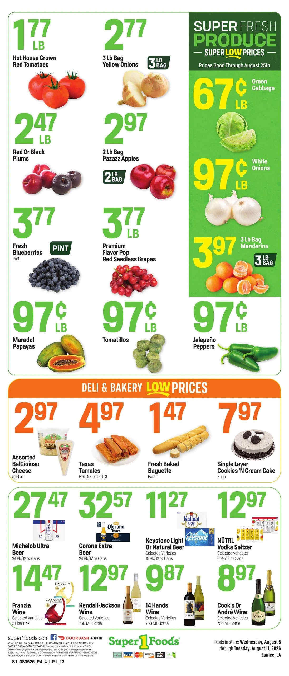 Super 1 Foods & Discount Pharmacy flyer page 4