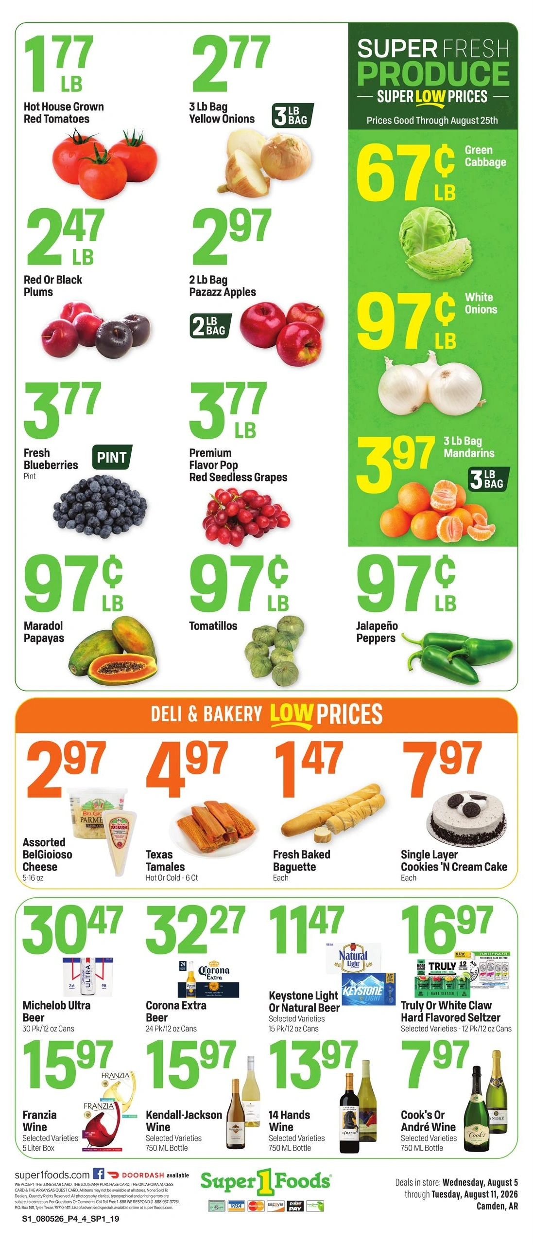 Super 1 Foods & Discount Pharmacy flyer page 4