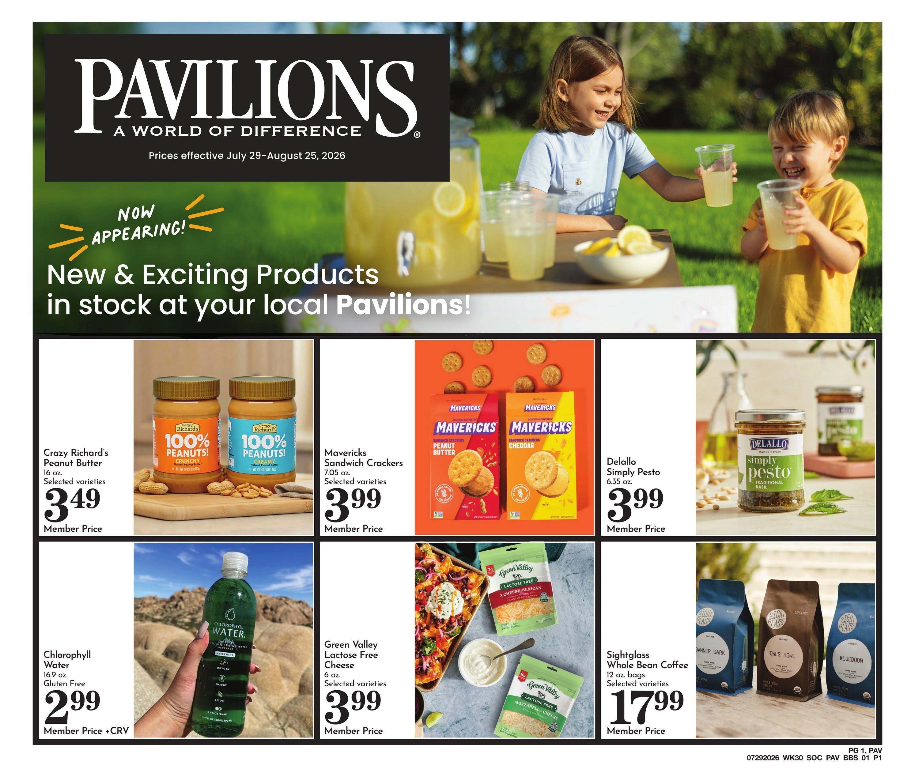 Pavilions flyer page 1