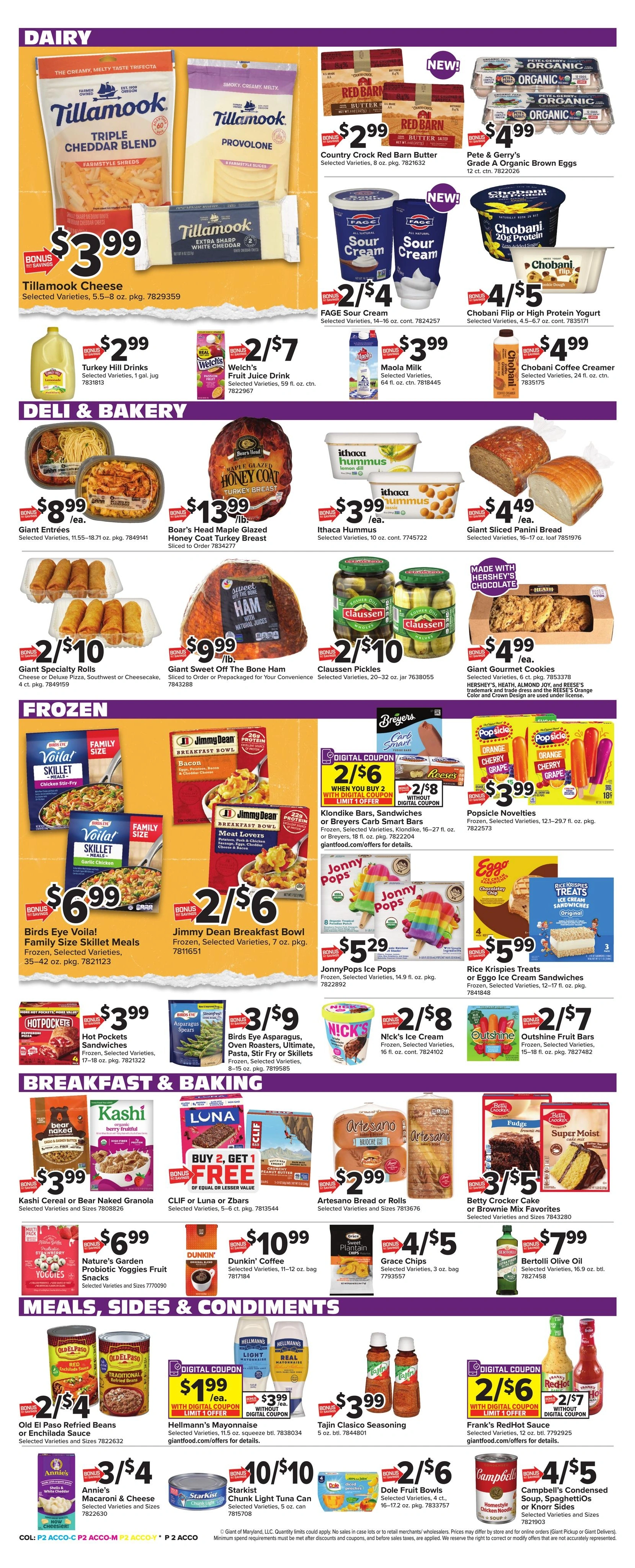 Giant Food flyer page 3