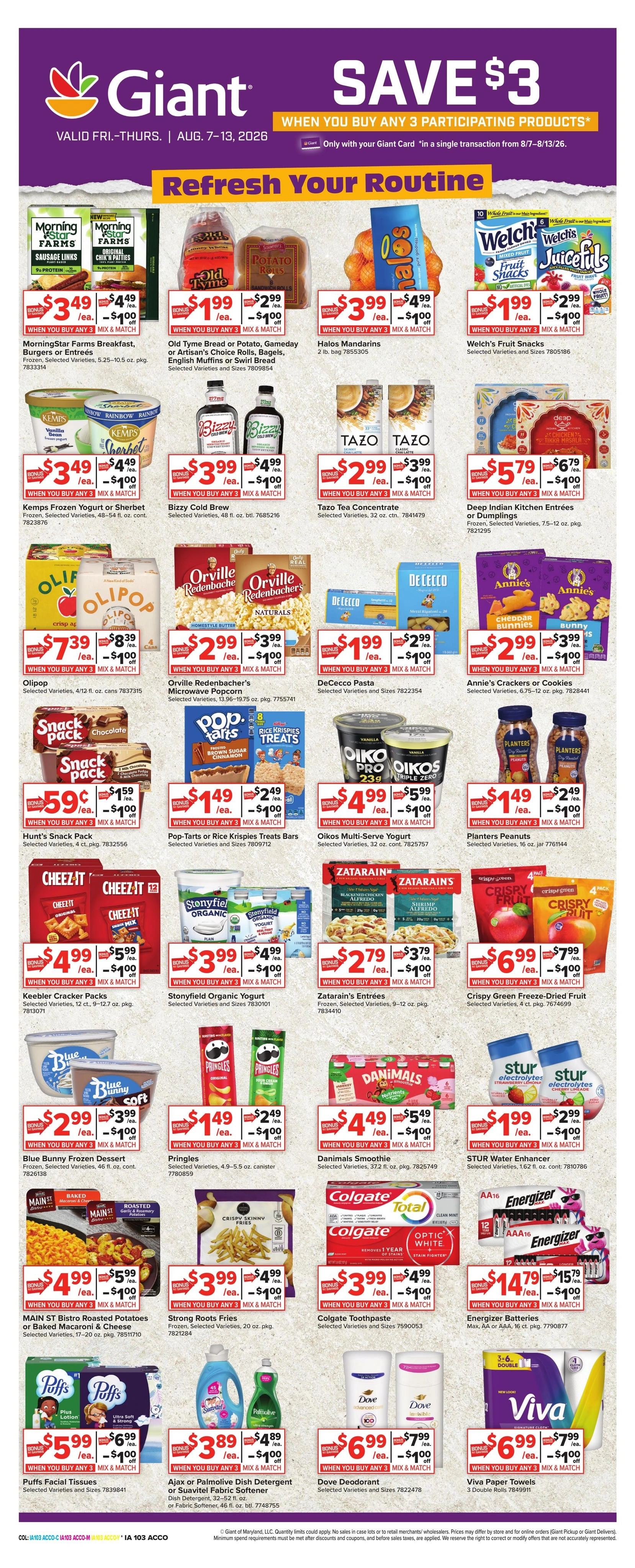 Giant Food flyer page 10
