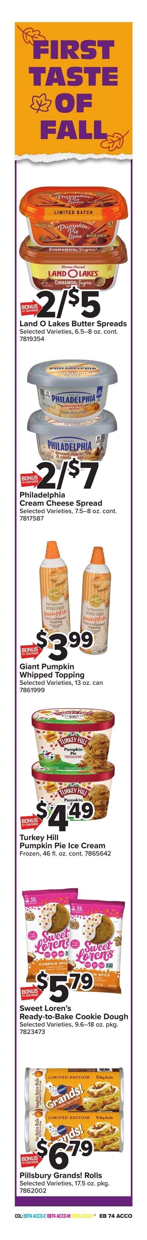 Giant Food flyer page 8