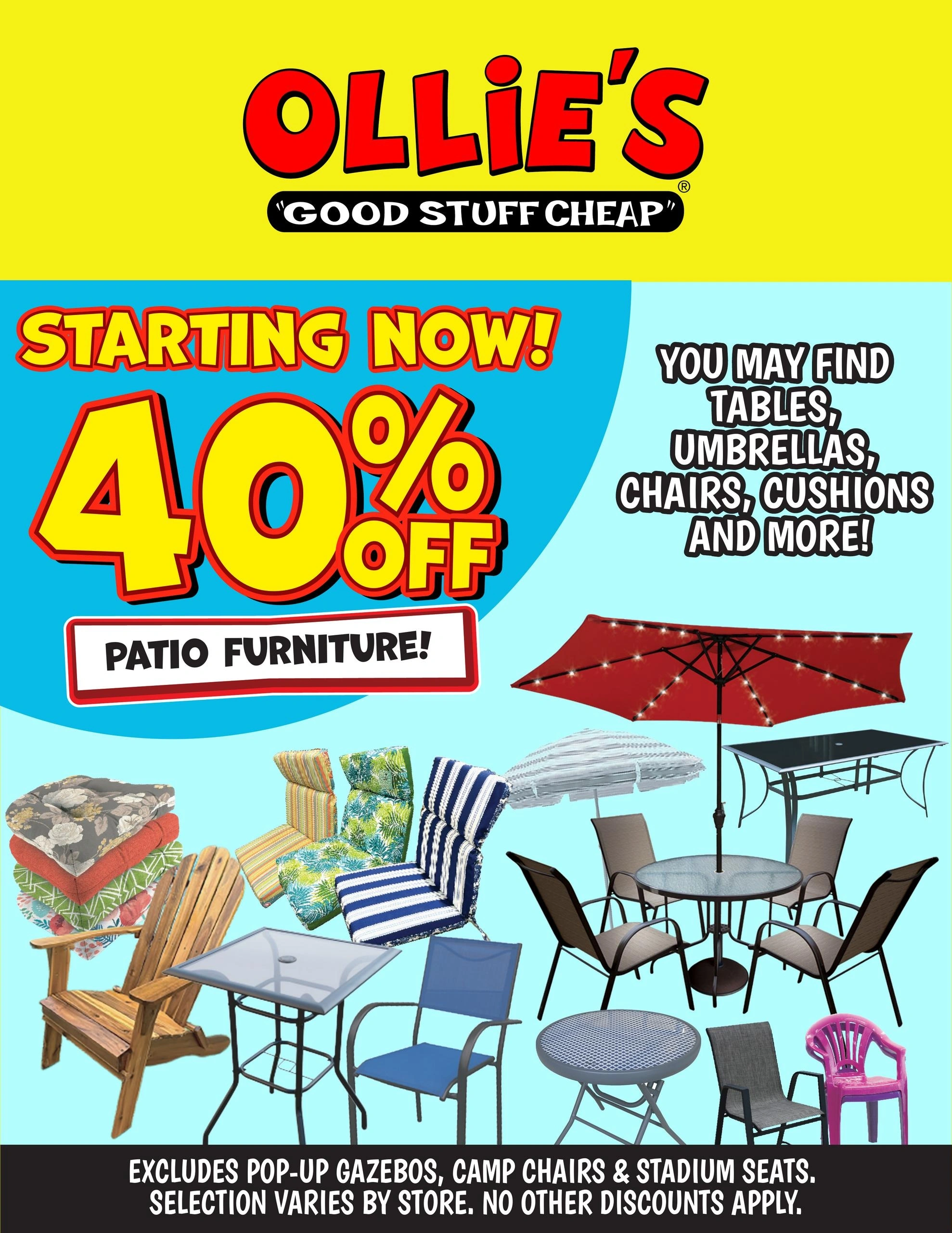 Ollie's Bargain Outlet flyer page 1