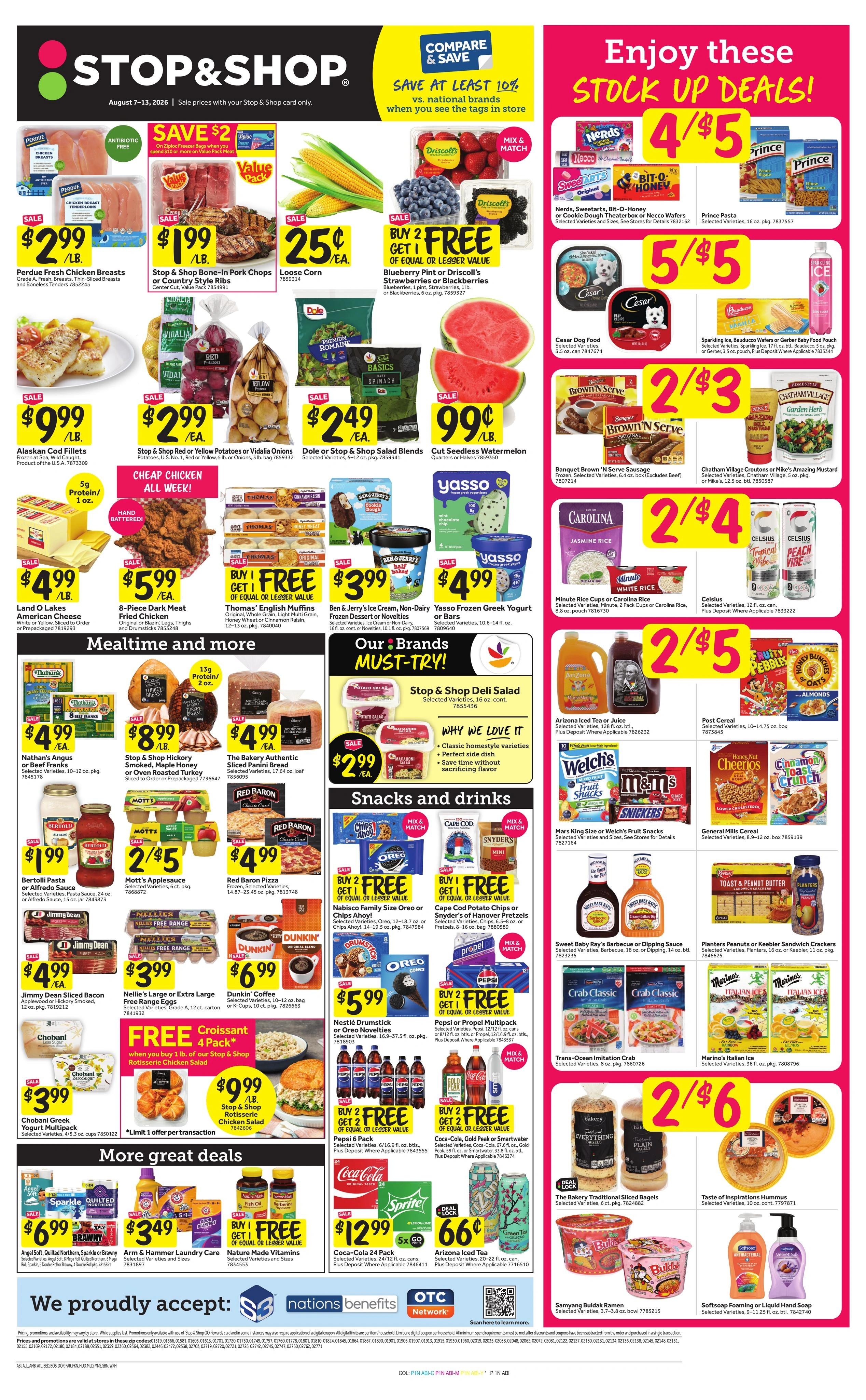 Stop & Shop flyer page 1