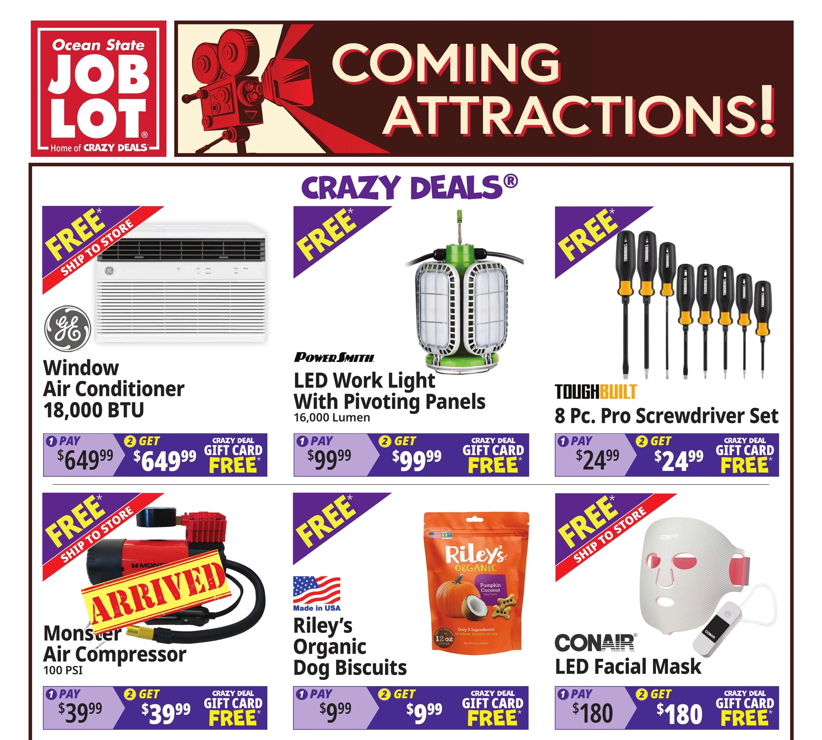 Ocean State Job Lot flyer page 1