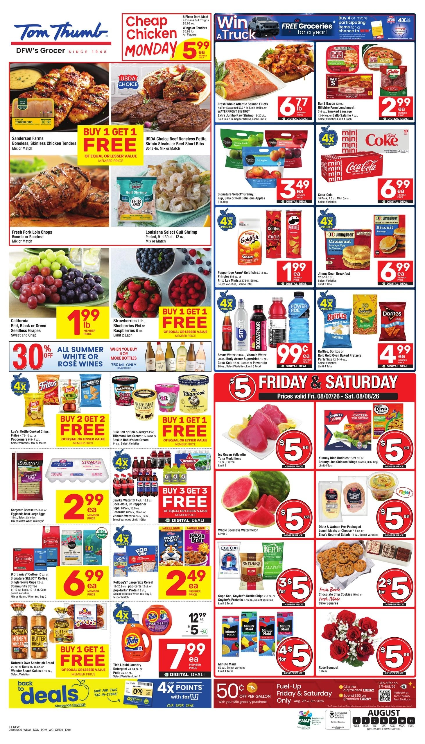 Tom Thumb flyer page 1