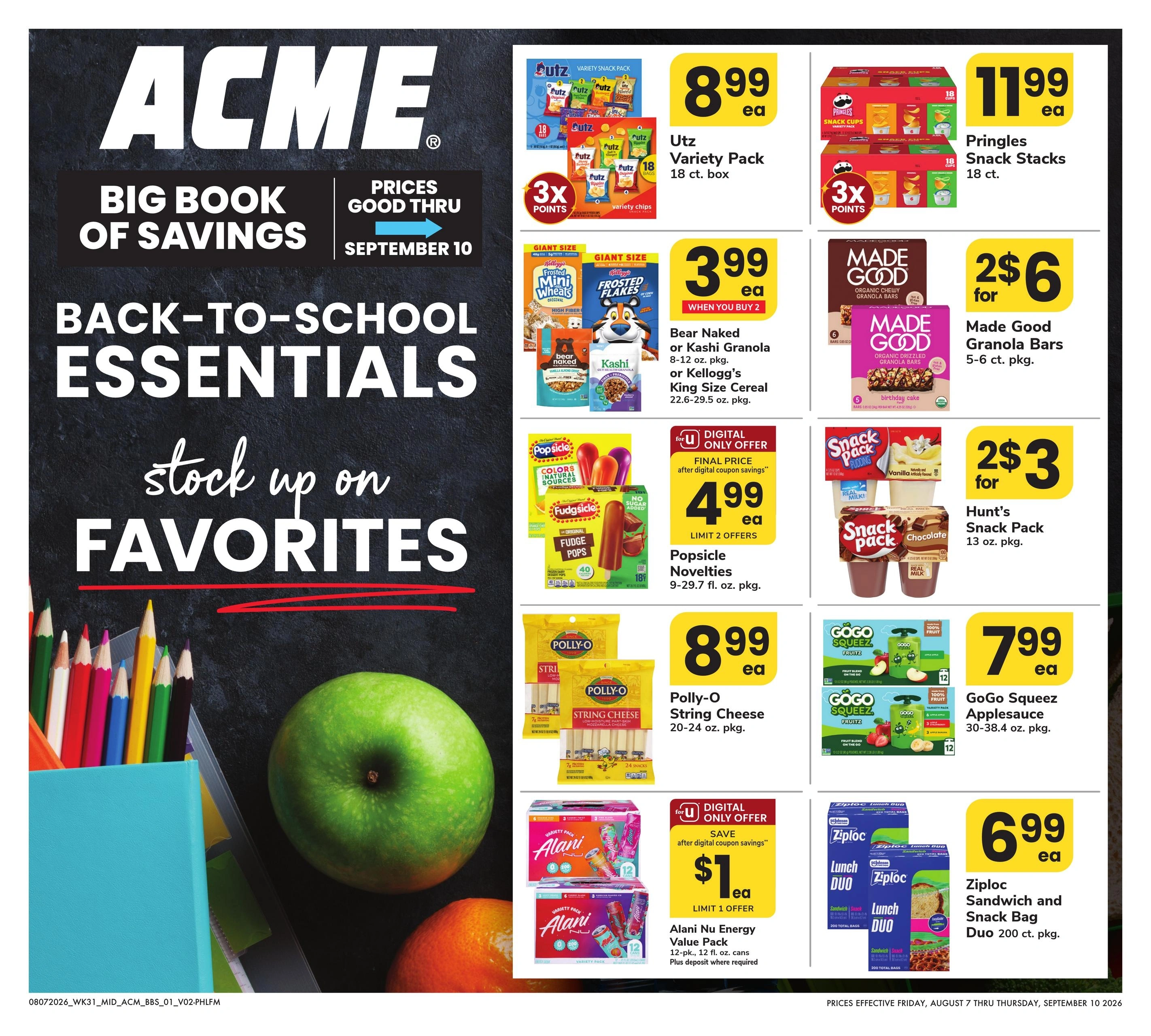 Acme Markets flyer page 1