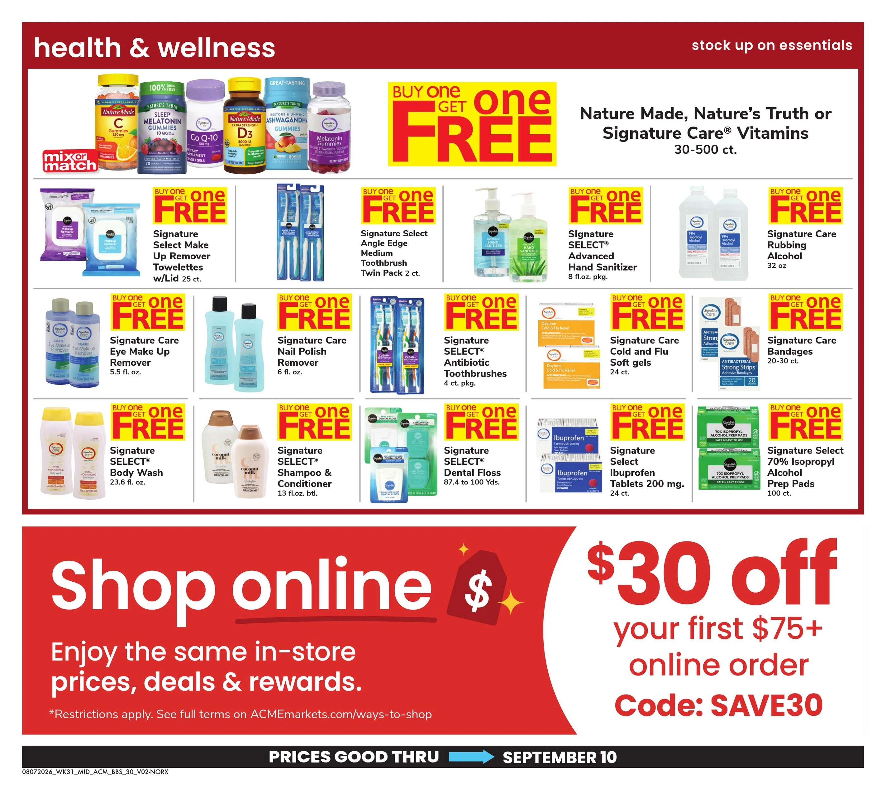 Acme Markets flyer page 30