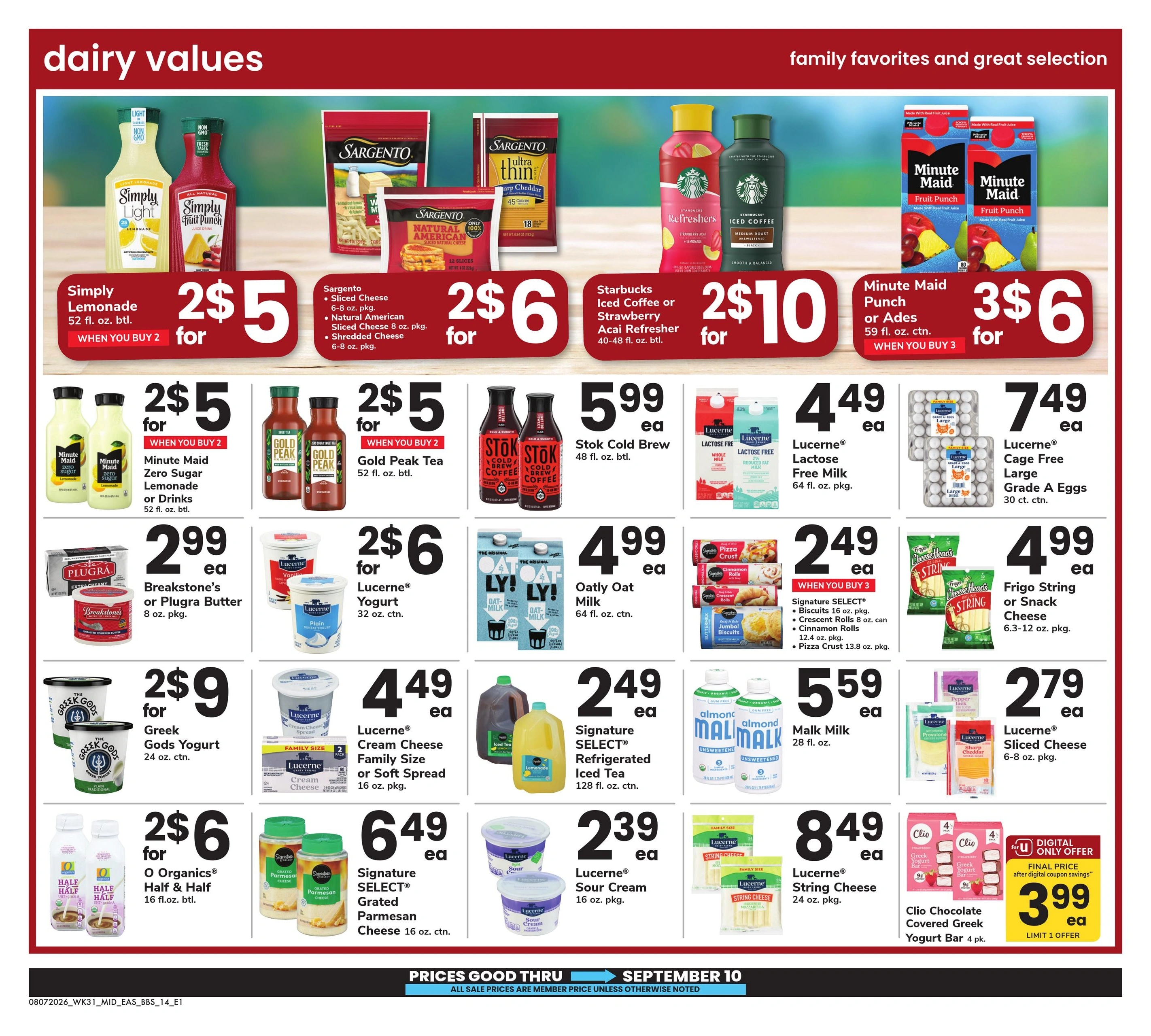 Safeway flyer page 14