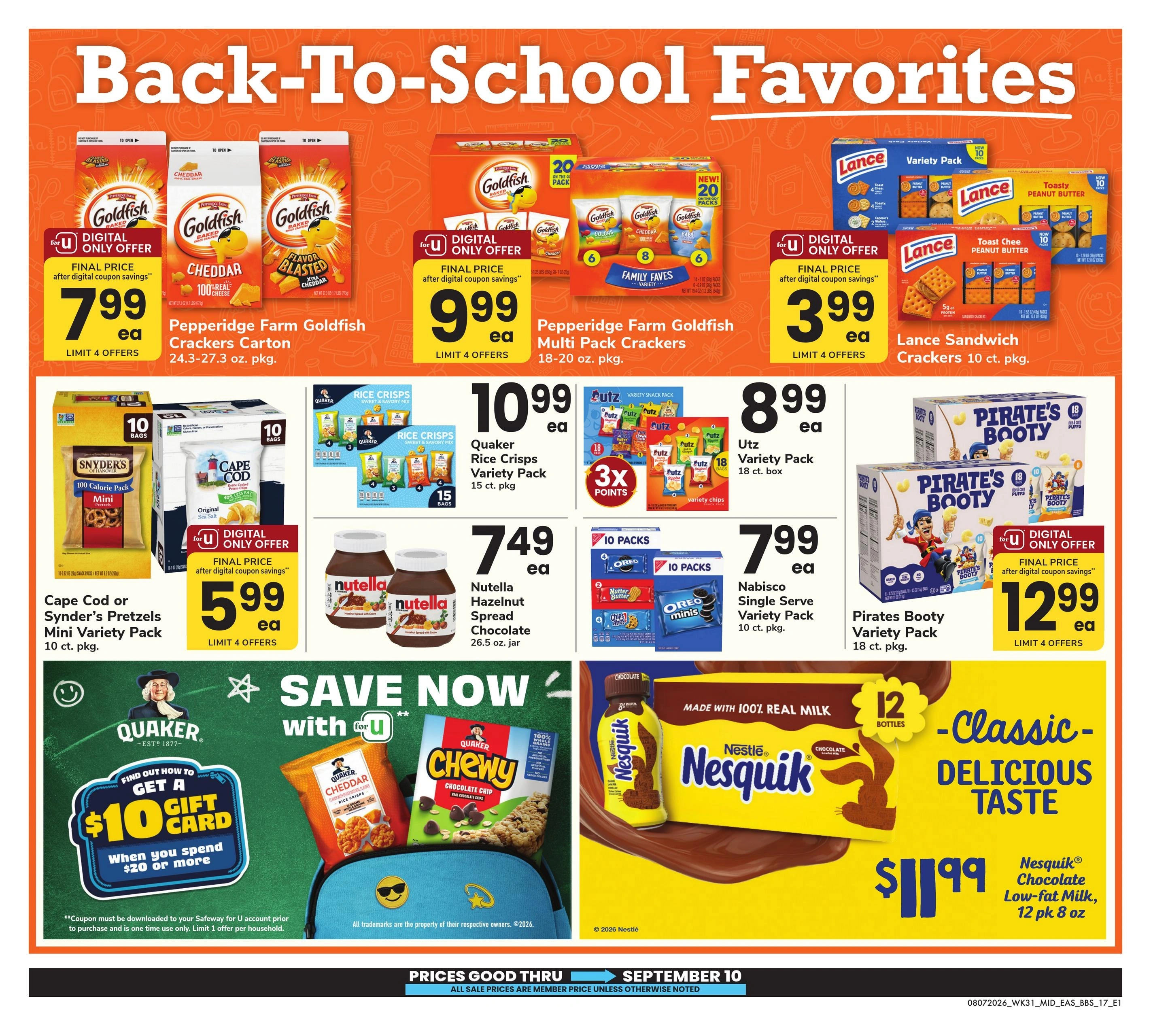 Safeway flyer page 17