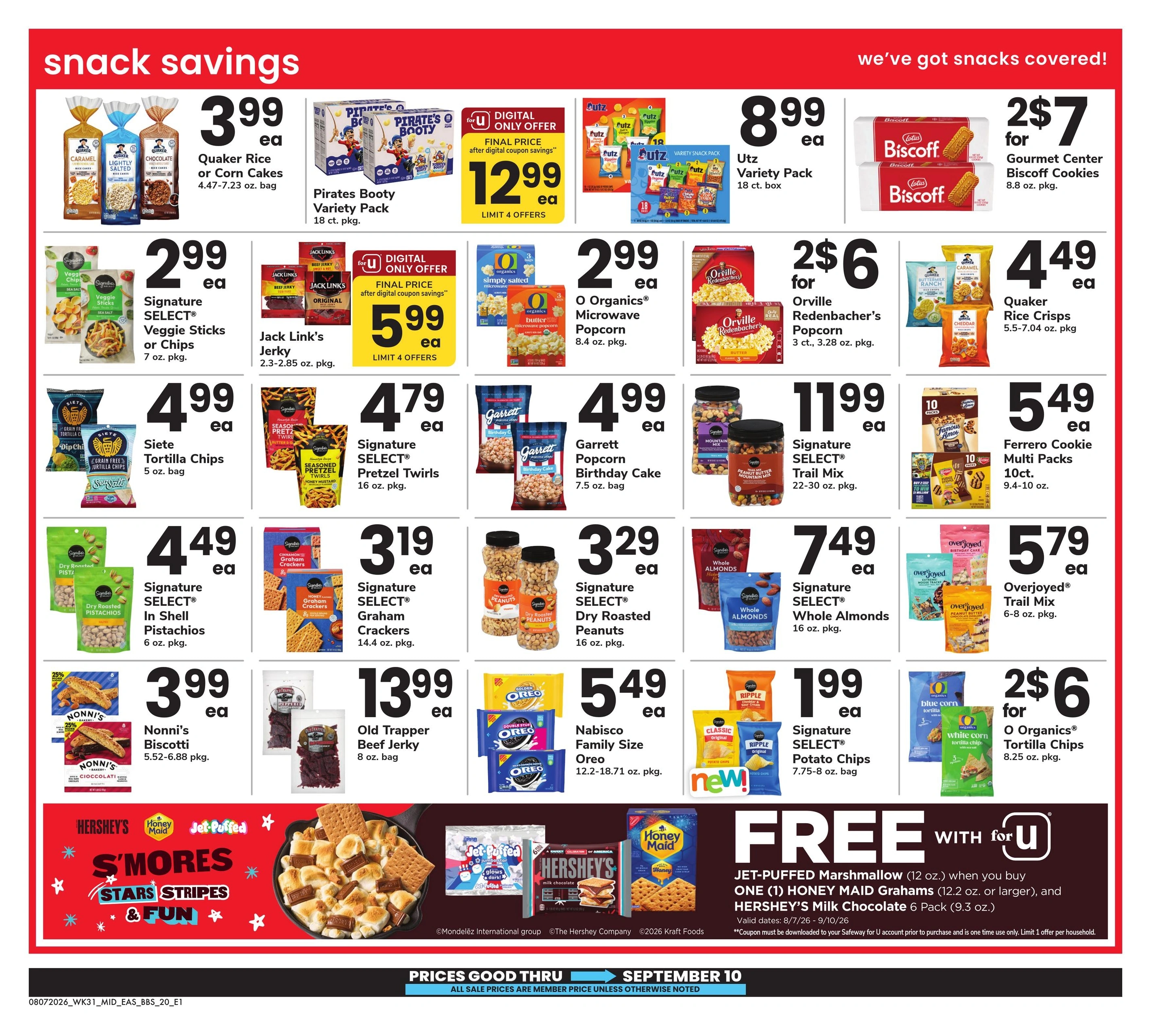 Safeway flyer page 20