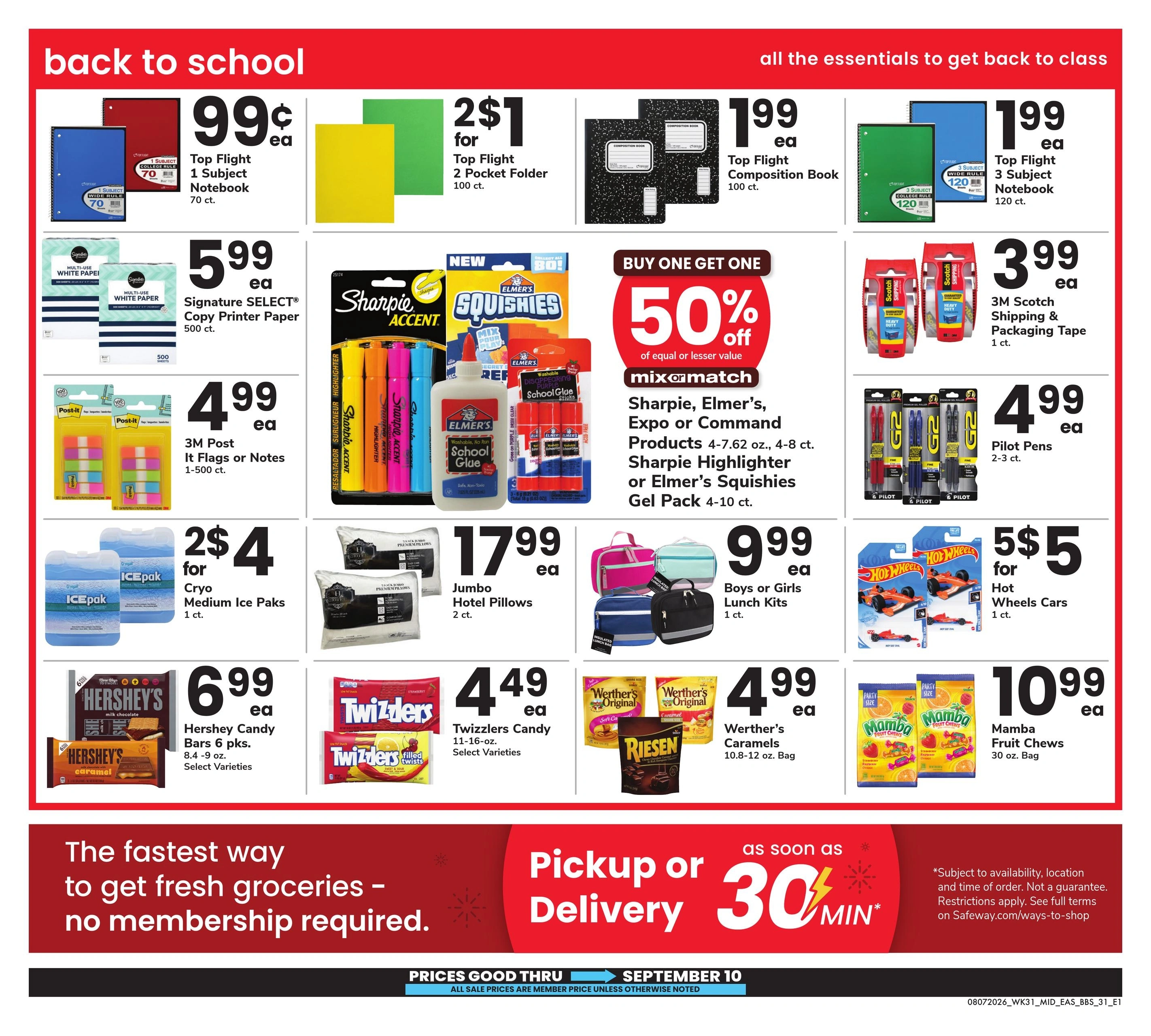 Safeway flyer page 31