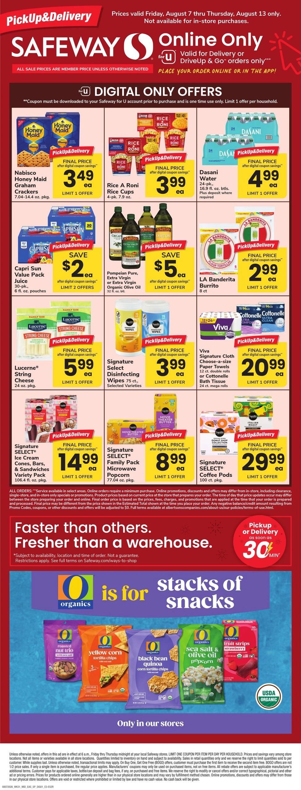 Safeway flyer page 1