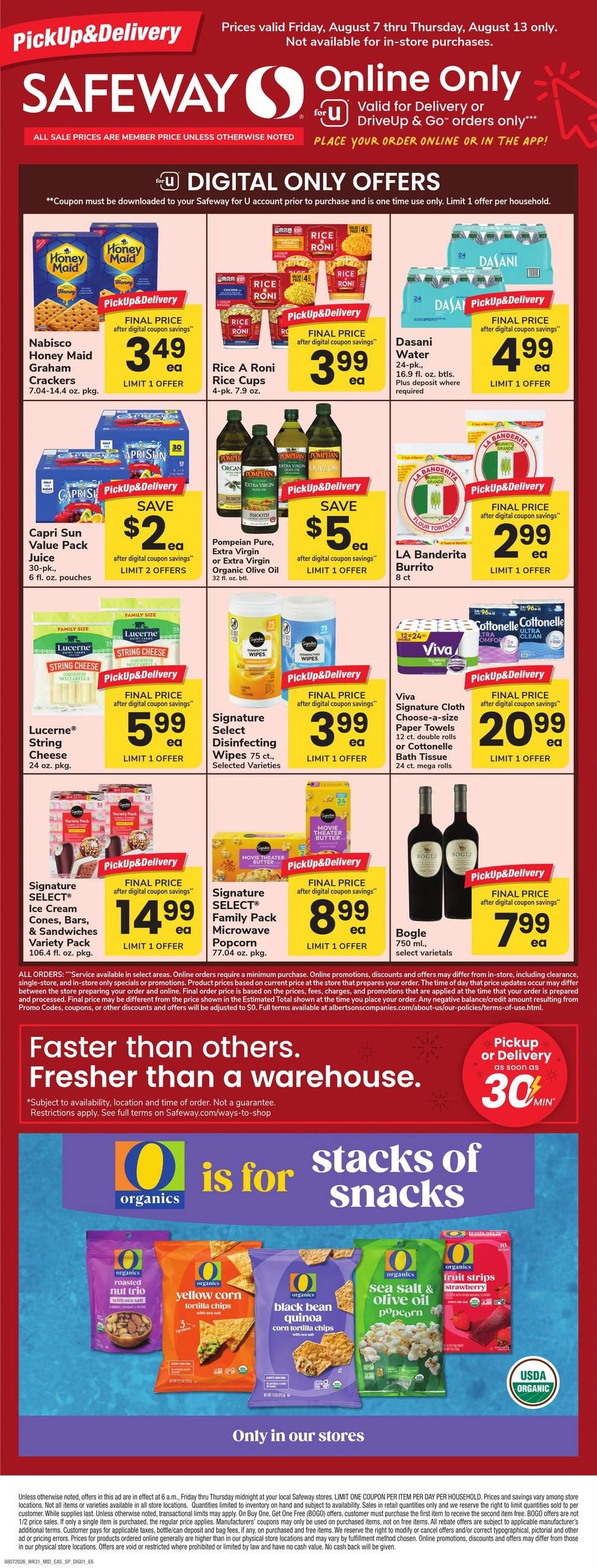 Safeway flyer page 1