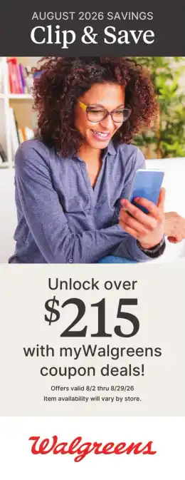Walgreens August Savings Book