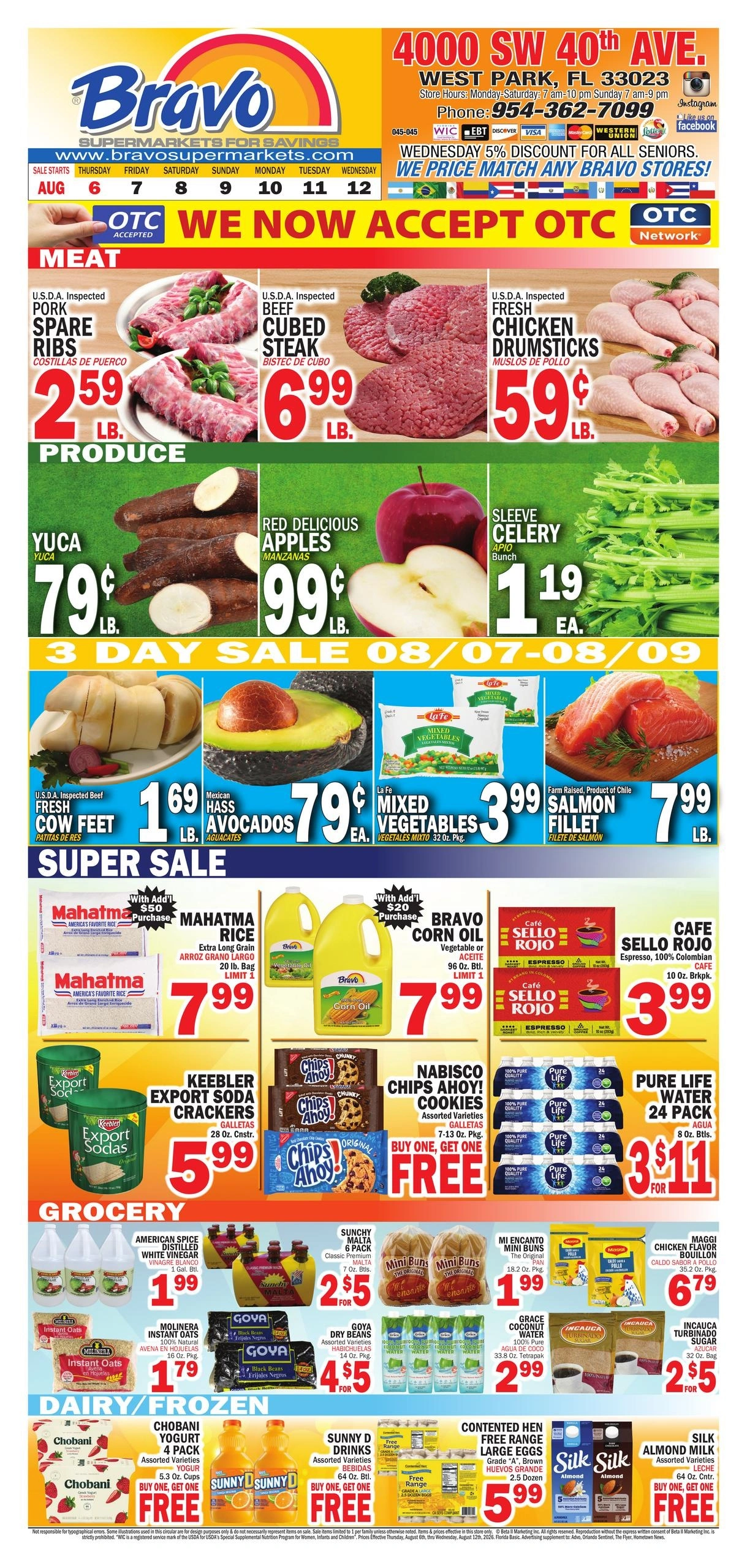 Bravo Supermarket flyer page 1