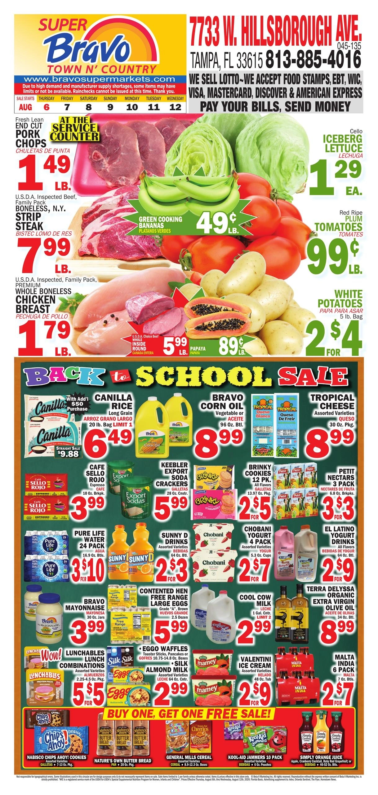 Bravo Supermarket flyer page 1