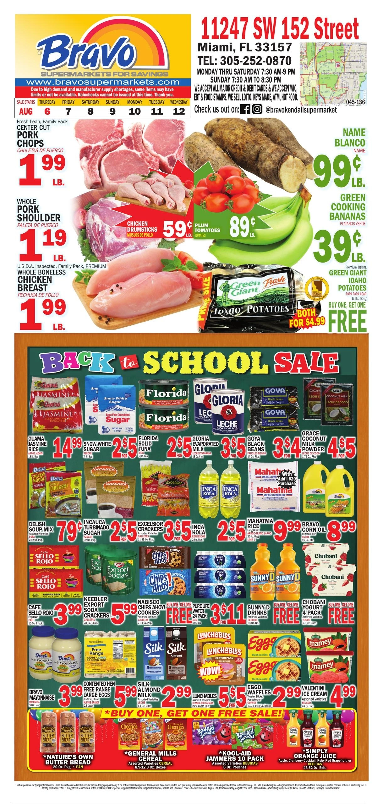 Bravo Supermarket flyer page 1