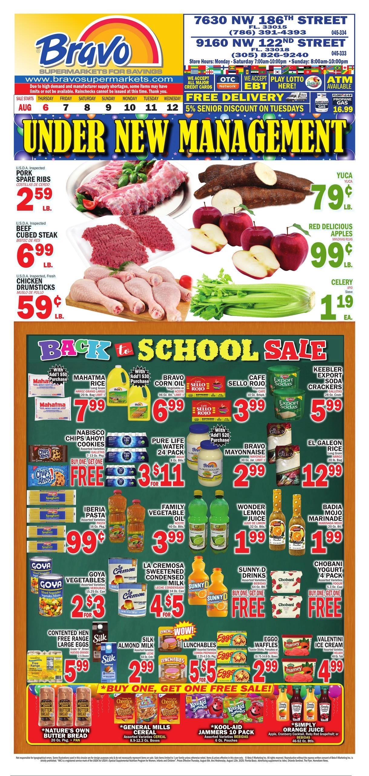 Bravo Supermarket flyer page 1