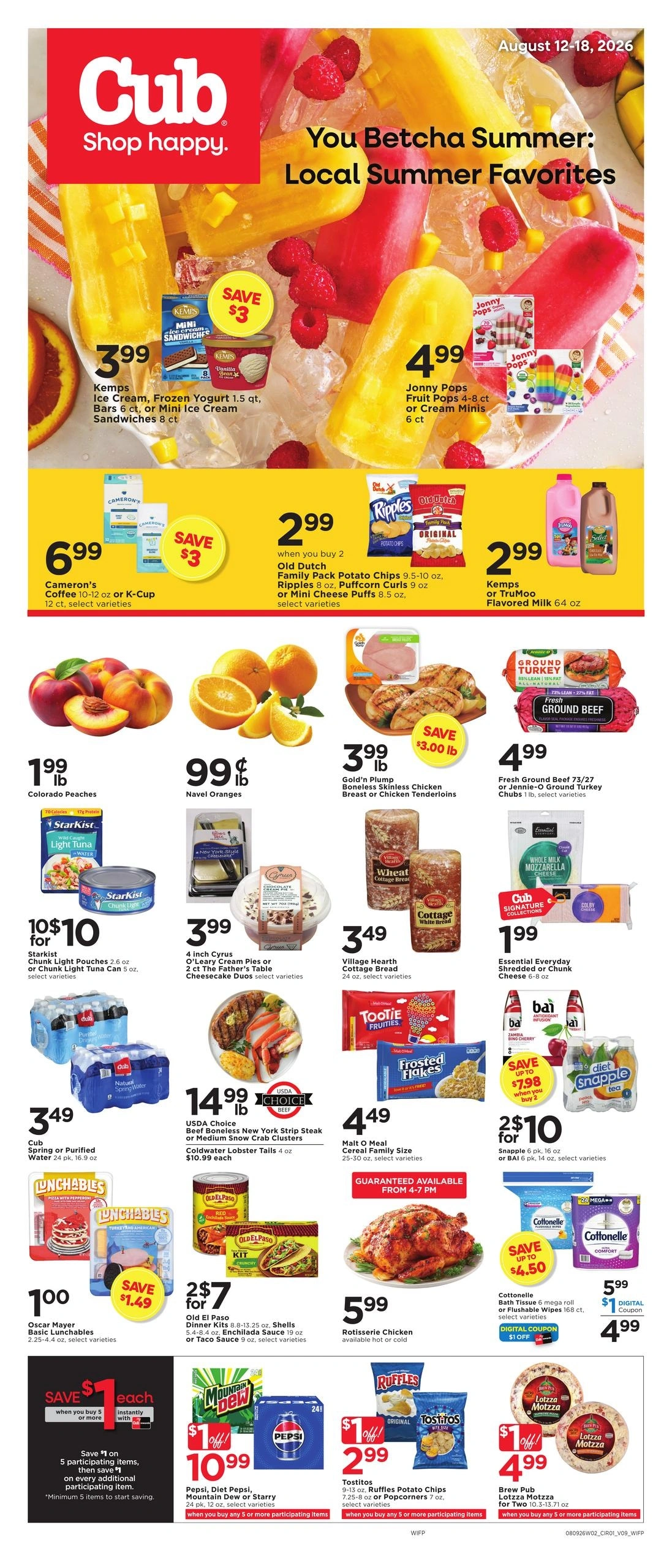 Cub Foods flyer page 1