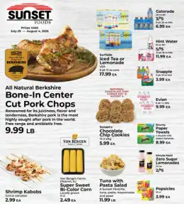 Sunset Foods Indexed Weekly
