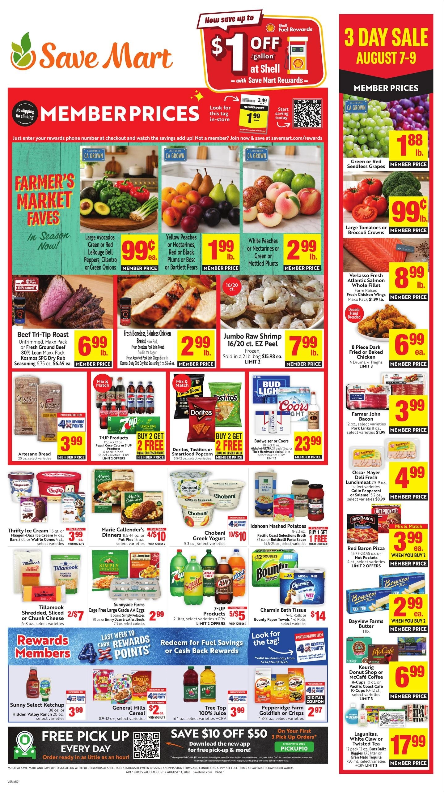 Save Mart flyer page 1