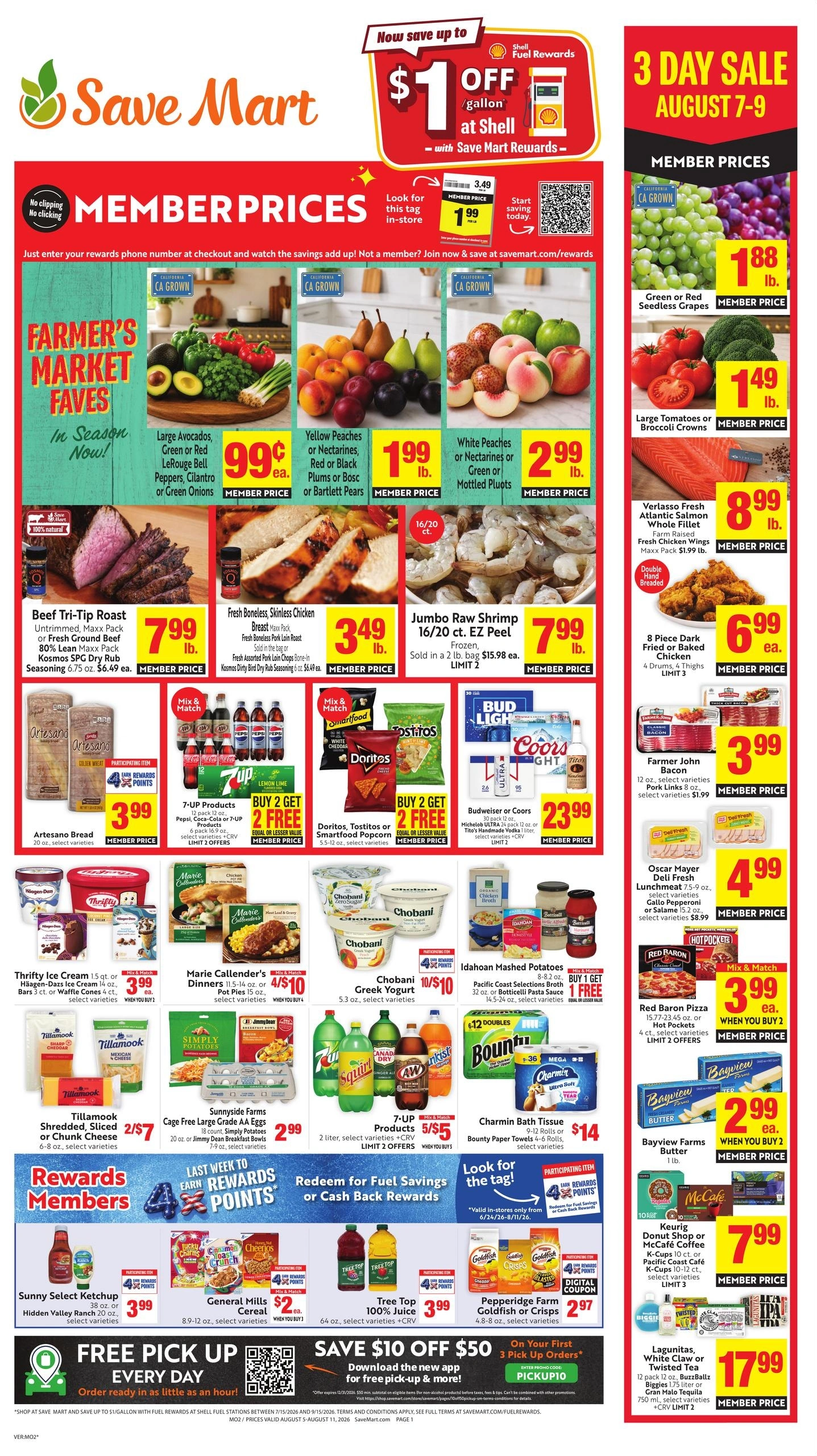 Save Mart flyer page 1